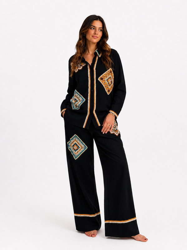 Embellished Cotton Σύνολο