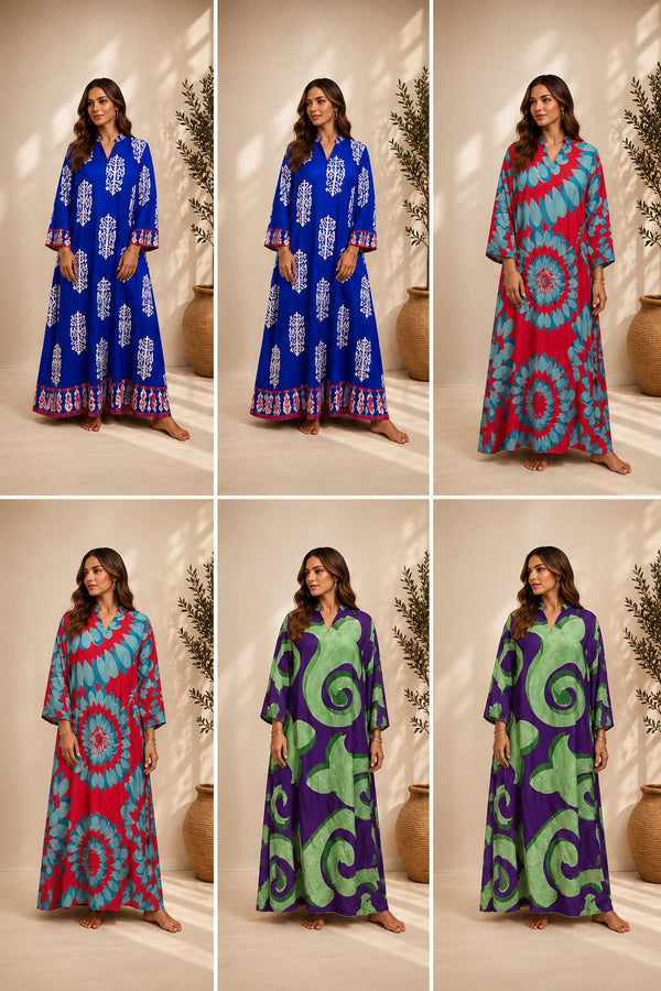 Statement Viscose Print Φόρεμα