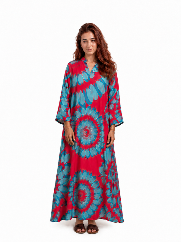 Statement Viscose Print Φόρεμα