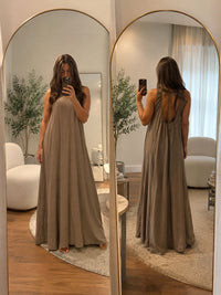 Maxi Φόρεμα Ανοιχτή Πλάτη